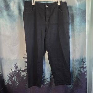 Shein Curve Black Jeans with Elastic Waistband